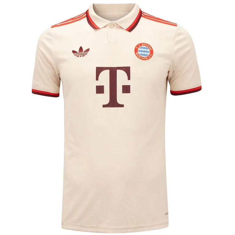 Camisa Bayern de Munique III 24/25 Bege Masculina Adidas