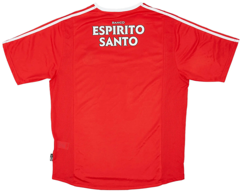 Camisa Benfica I 2003/2004 Retrô Vermelha Masculina Adidas
