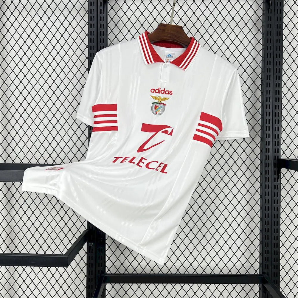 Camisa Benfica II 1997/1999 Retrô Branca Masculina Adidas