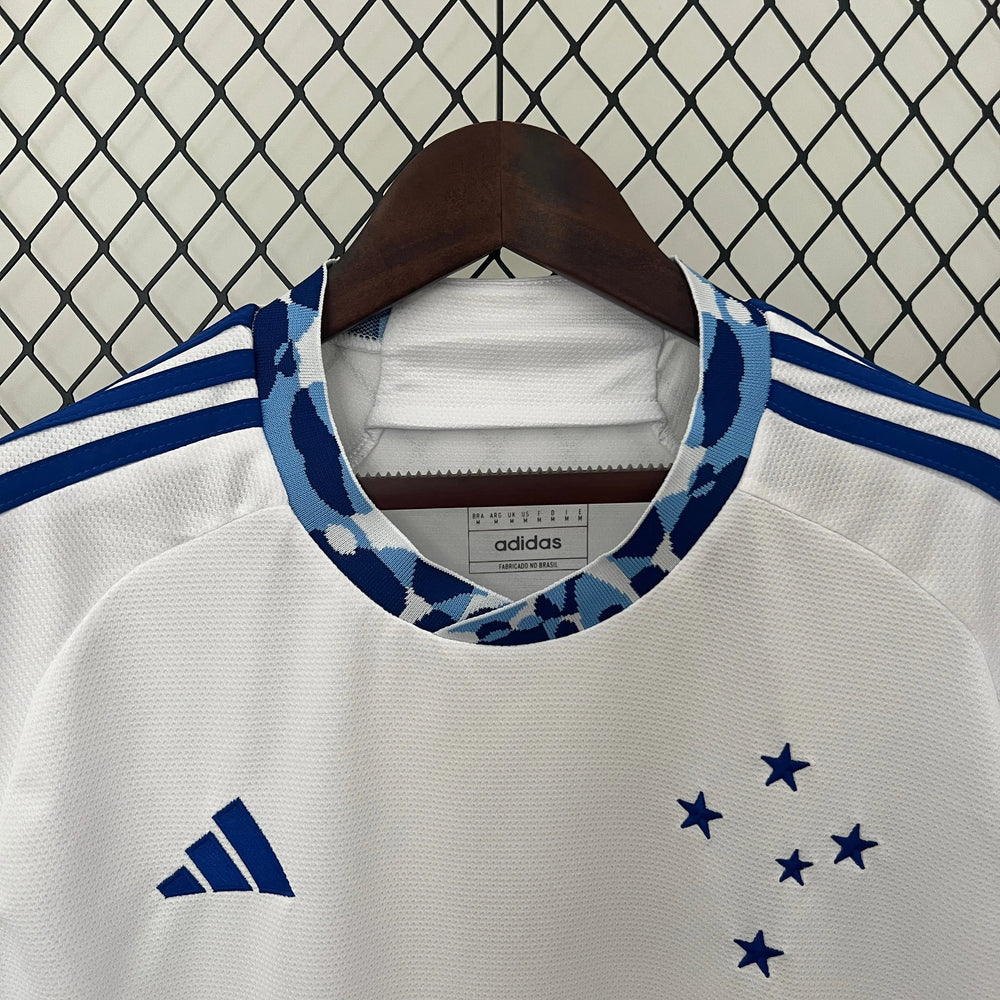 Camisa Cruzeiro Away 24/25 Branca Masculina Adidas