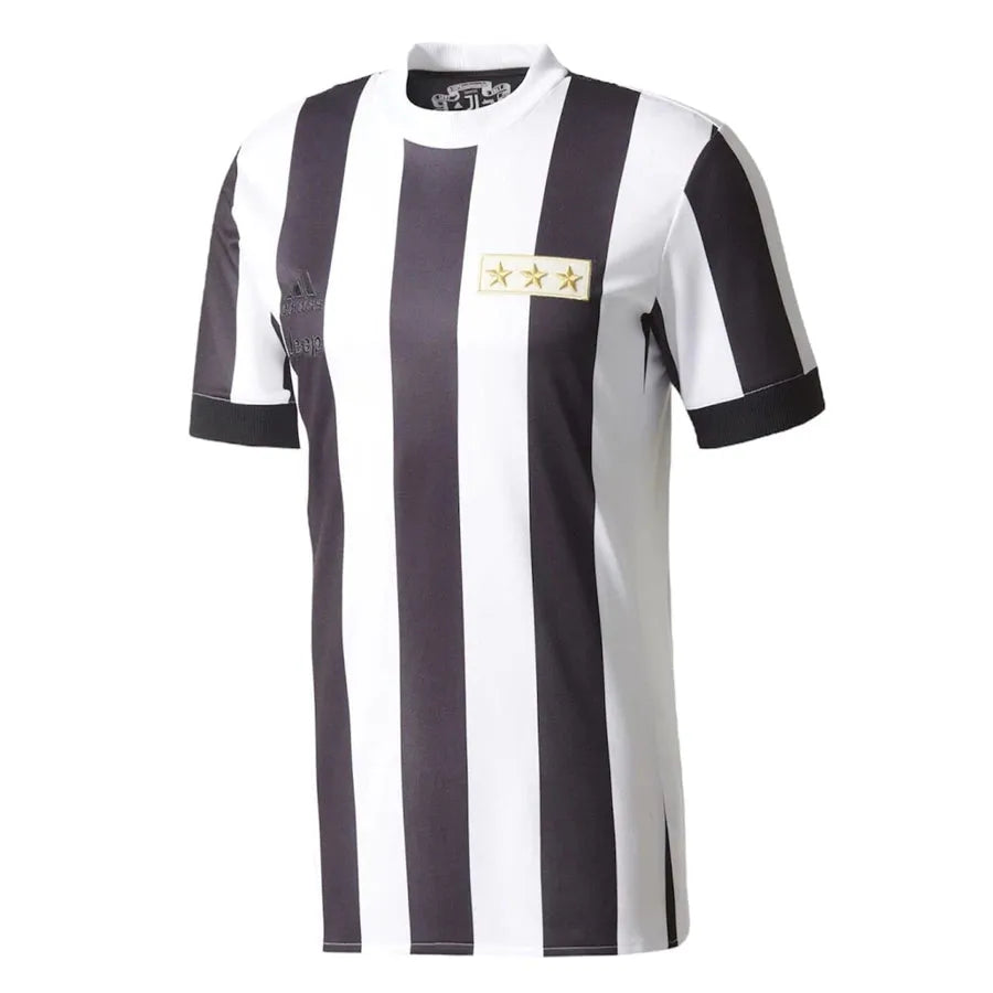 Camisa Juventus Edição Especial 120 Anos Preta e Branca Masculina Adidas