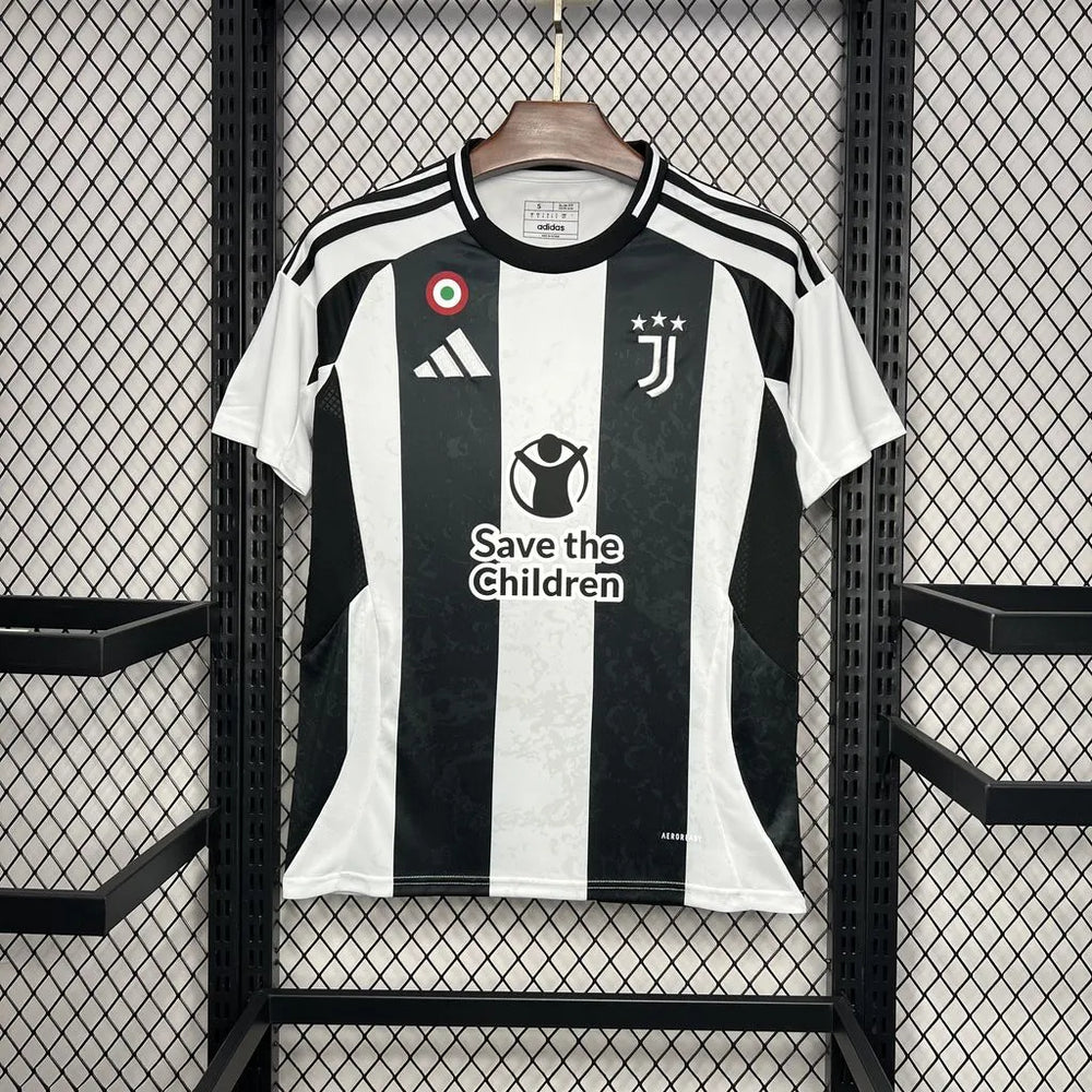 Camisa Juventus I 24/25 Preta e Branca Masculina Adidas