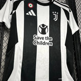 Camisa Juventus I 24/25 Preta e Branca Masculina Adidas