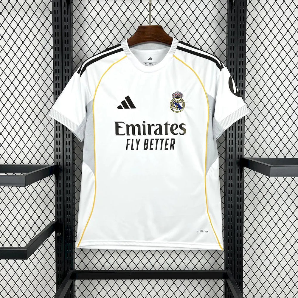 Camisa Real Madrid I 25/26 Branca Masculina Adidas