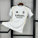 Camisa Real Madrid I 25/26 Branca Masculina Adidas