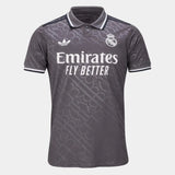 Camisa Real Madrid III 24/25 Cinza Masculina Adidas