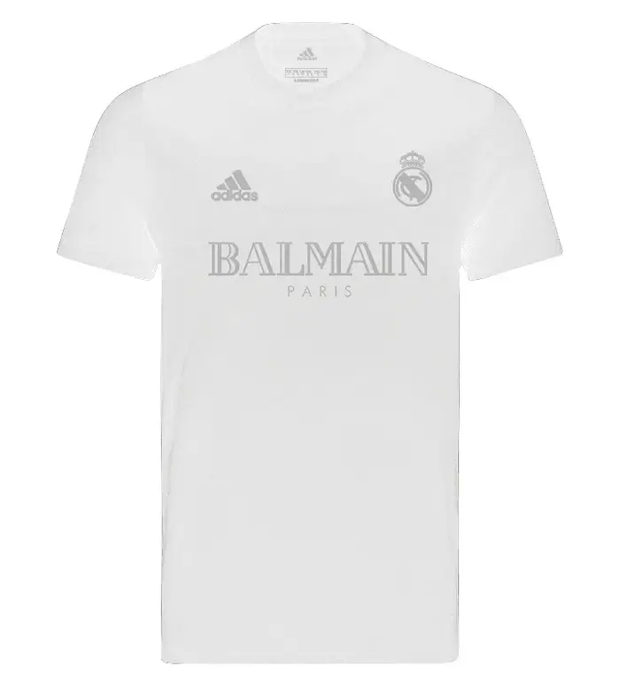 Camisa Real Madrid x Balmain Collab Branca Masculina Adidas
