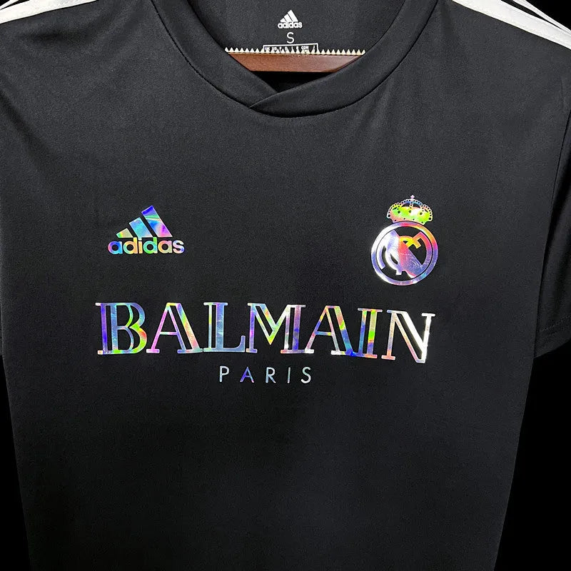 Camisa Real Madrid x Balmain Collab Preta Masculina Adidas