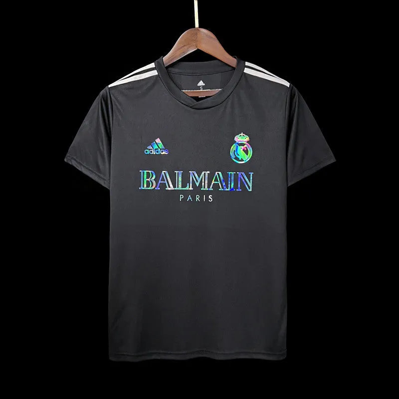 Camisa Real Madrid x Balmain Collab Preta Masculina Adidas