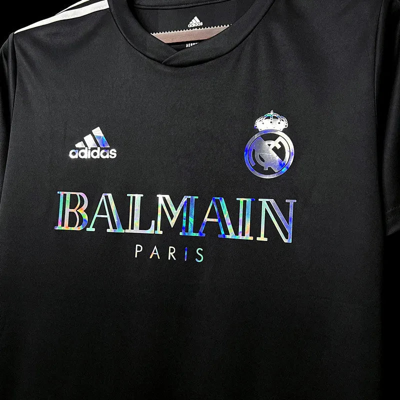 Camisa Real Madrid x Balmain Collab Preta Masculina Adidas
