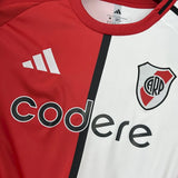 Camisa River Plate III 25/26 Vermelha Preta e Branca Masculina Adidas