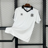 Camisa Seleção Alemanha I 1980 Retrô Branca Masculina Adidas