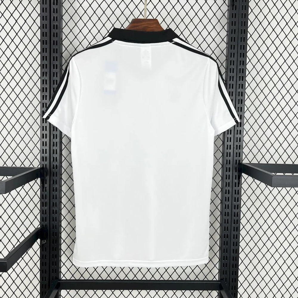 Camisa Seleção Alemanha I 1980 Retrô Branca Masculina Adidas