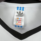 Camisa Seleção Alemanha I 1980 Retrô Branca Masculina Adidas
