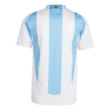 Camisa Seleção Argentina I Campeã Copa América 2024 + Patches Branca e Azul Masculina Adidas