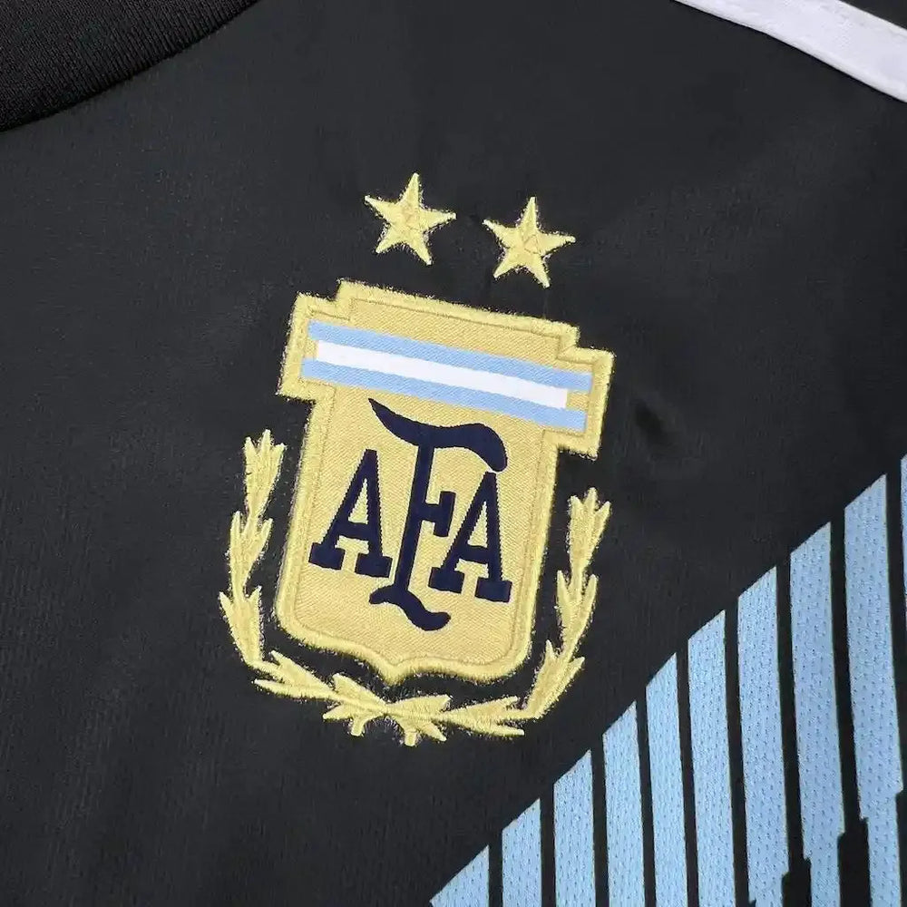 Camisa Seleção Argentina II 2018 Retrô Preta Masculina Adidas