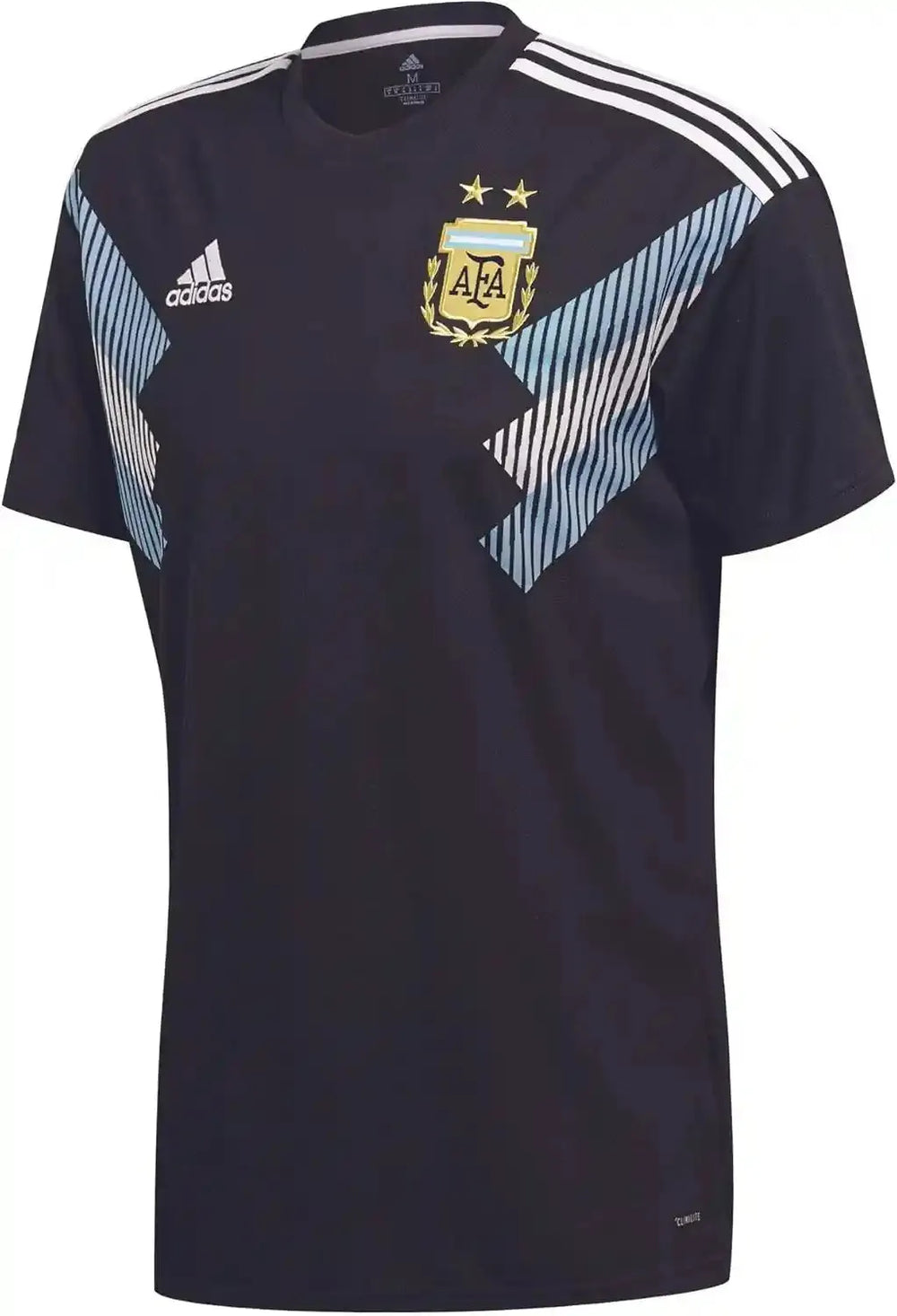 Camisa Seleção Argentina II 2018 Retrô Preta Masculina Adidas