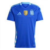 Camisa Seleção Argentina II Campeã Copa América 2024 + Patches Azul Masculina Adidas