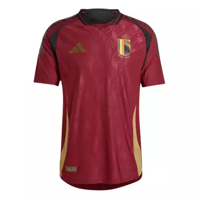 Camisa Seleção Bélgica I 24/25 Bordô Masculina Adidas