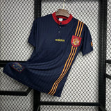 Camisa Seleção Espanha II 1996 Retrô Azul Masculina Adidas