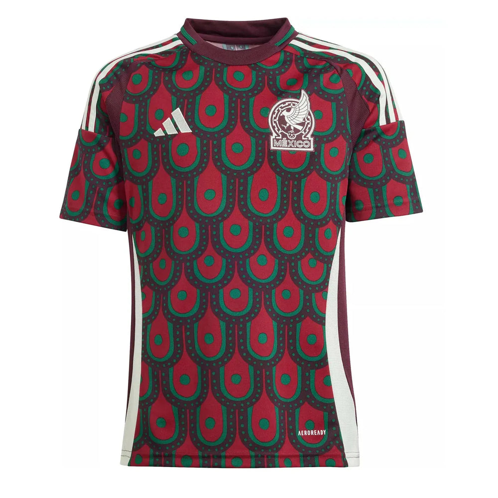 Camisa Seleção México I 24/25 Vinho Masculina Adidas