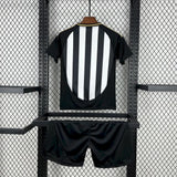 Conjunto Infantil Atlético Mineiro I 25/26 Branco e Preto Adidas