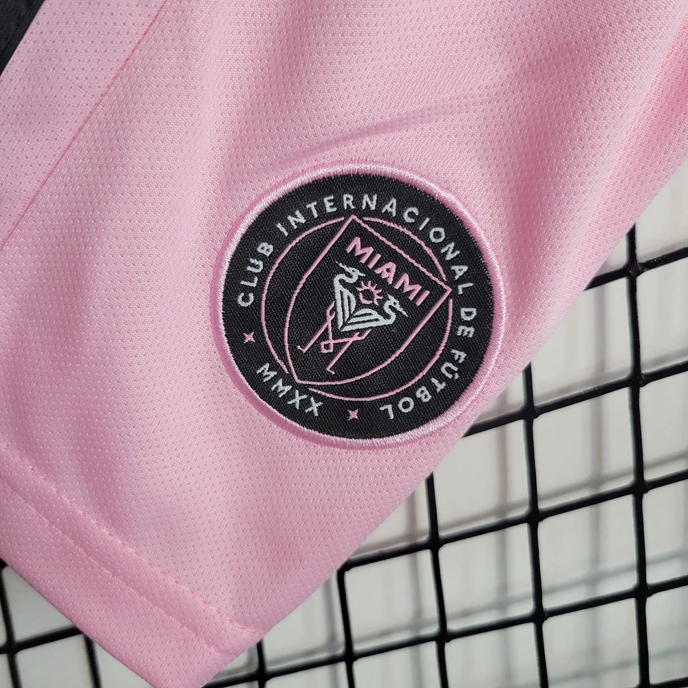 Conjunto Infantil Inter Miami I 22/23 Rosa Adidas
