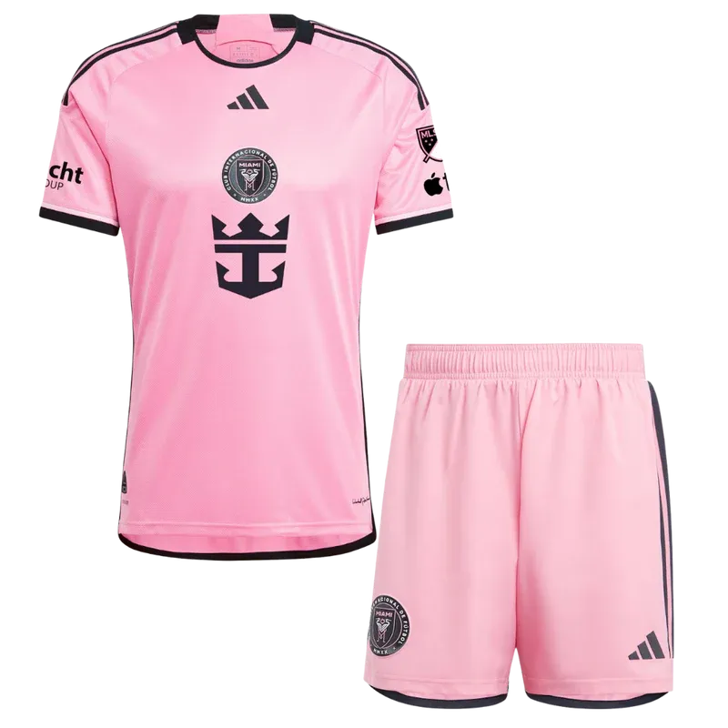 Conjunto Infantil Inter Miami I 24/25 Rosa Adidas