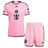 Conjunto Infantil Inter Miami I 24/25 Rosa Adidas