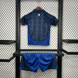 Conjunto Infantil Manchester United II 24/25 Azul Adidas