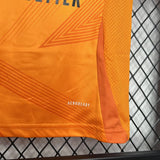 Conjunto Infantil Real Madrid II 24/25 Laranja Adidas