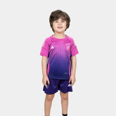Conjunto Infantil Seleção Alemanha II 24/25 Roxa Adidas