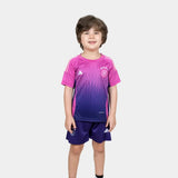 Conjunto Infantil Seleção Alemanha II 24/25 Roxa Adidas