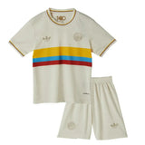 Conjunto Infantil Seleção Colômbia 100 Anos Branco Adidas