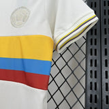 Conjunto Infantil Seleção Colômbia 100 Anos Branco Adidas