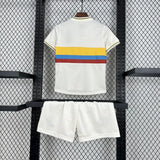 Conjunto Infantil Seleção Colômbia 100 Anos Branco Adidas