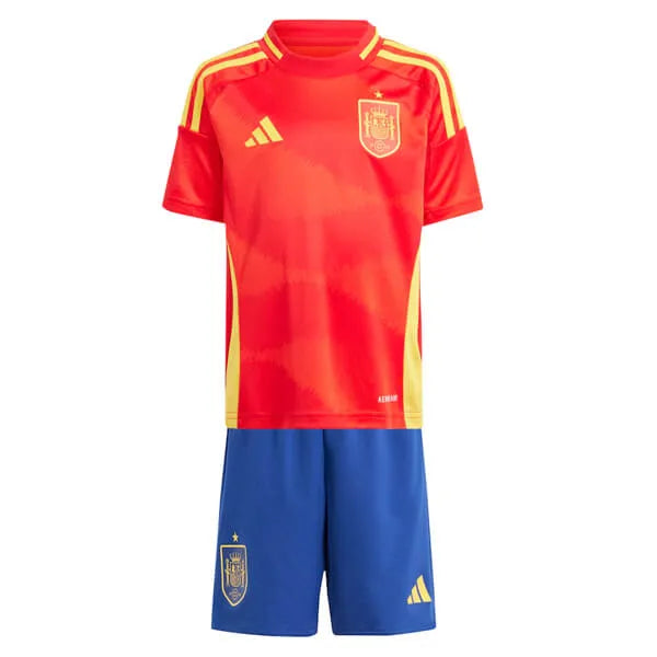 Conjunto Infantil Seleção Espanha I 24/25 Vermelho Adidas