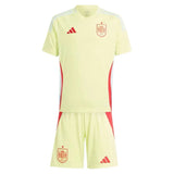 Conjunto Infantil Seleção Espanha II 24/25 Amarelo Adidas
