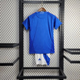 Conjunto Infantil Seleção Itália I 24/25 Azul Adidas