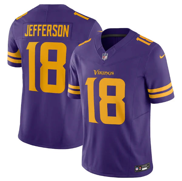 Camisa NFL Minnesota Vikings Vapor F.U.S.E. Limited Roxa/Amarela Nike