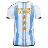 Camisa Argentina I 2022 Azul e Branca Campeões Copa do Mundo - Jogador