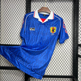 Camisa Seleção Japão I 1998 Retrô Azul Masculina Asics