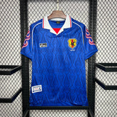 Camisa Seleção Japão I 1998 Retrô Azul Masculina Asics