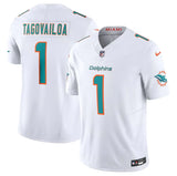 Camisa NFL Miami Dolphins Vapor FUSE Limited Branca Nike