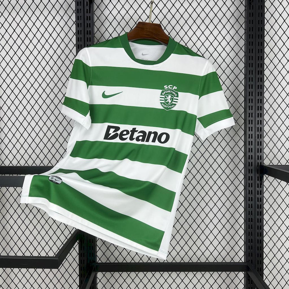 Camisa Sporting Clube de Portugal I 25/26 Verde/Branca Masculina Nike