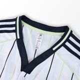 Camisa Real Madrid 2025/26 US Pack Baseball Branca Adidas