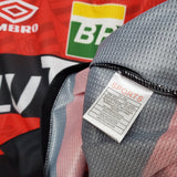 Camisa Flamengo I 1995 Retrô Vermelha e Preta Masculina Umbro