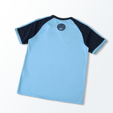 Camisa Adidas x Oasis Tour 3-Stripes Azul - Algodão