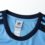 Camisa Adidas x Oasis Tour 3-Stripes Azul - Algodão