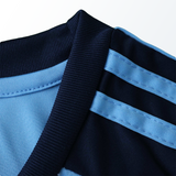 Camisa Adidas x Oasis Tour 3-Stripes Azul - Algodão